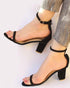 Single Strap Block Heels